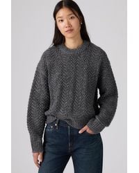 Levi's - Charlotte Pointelle Crewneck Sweater - Lyst