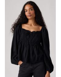 Levi's - Ottie Long Sleeve Boho Blouse - Lyst