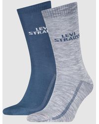 Levi's - Regular Cut Plating Yarn Socks 2 Pack - Lyst