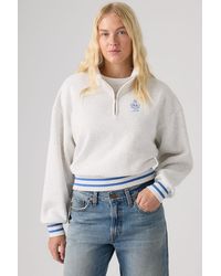 Levi's - Graphic Everyday Quarter Zip Sweatshirt - Lyst