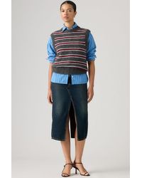 Levi's - Deconstructed Midirok Met Split - Lyst