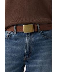 Levi's - Ryder Plaque Buckle Belt - Lyst