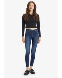 Levi's - 710 Mid Rise Super Skinny Jeans - Lyst