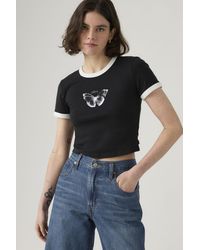 Levi's - Graphic Mini Ringer Tee - Lyst