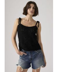 Levi's - Abbey Tie Shoulder Sweater Tank Top - Lyst