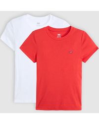 Levi's - Basic T Shirt (2Er Pack) - Lyst