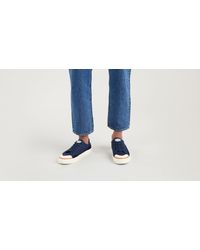 Men's Shoe Levis® Square Low Sneakers - Black 38109-0491 / Black