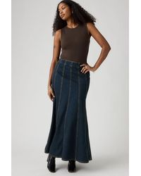 Levi's - Seamed Flare Skirt - Lyst