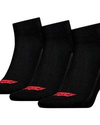 Levi's - Mid Cut Batwing Logo Recycled Cotton Socks 3 Pack - Lyst