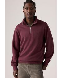 Levi's - Original Housemark Quarter Zip Pullover - Lyst