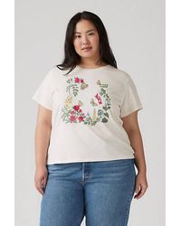 Levi's - T Shirt Con Logo Perfect (Taglie Forti) - Lyst