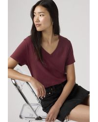 Levi's - Favorite Cotton V Neck Tee - Lyst