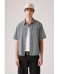Levi's - Camicia Accorciata Zandt A Maniche Corte - Lyst