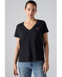 Levi's - La T Shirt Perfect Con Scollo A V - Lyst