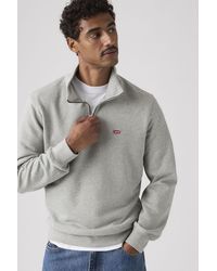 Levi's - Original Housemark Quarter Zip Pullover - Lyst