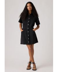 Levi's - Short Sleeve Logan Western Dress - Lyst