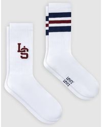 Levi's - Regular Cut Logo Socks 2 Pack - Lyst