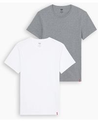 Levi's - Slim Fit T Shirt Ronde Hals – Set Van 2 - Lyst