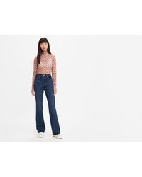 Levi's Ribcage Bootcut Jeans Indigo claro - Azul