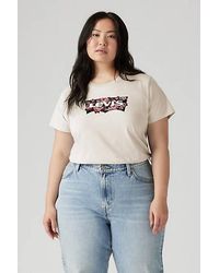 Levi's - T Shirt Con Logo Perfect (Taglie Forti) - Lyst