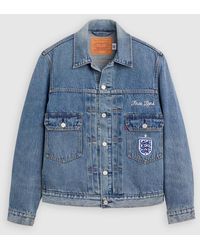 Levi's - England Football Type Ii Trucker Jacket - Lyst