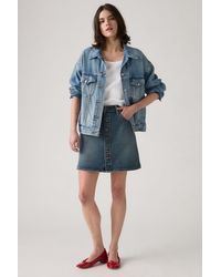 Levi's - Retro Rok Met Knopen Vooraan - Lyst