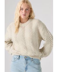 Levi's - Charlotte Pointelle Crewneck Sweater - Lyst