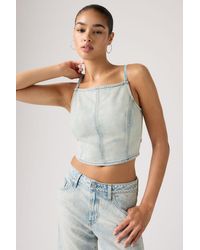 Levi's - Square Neck Lightweight Tank Top - Lyst