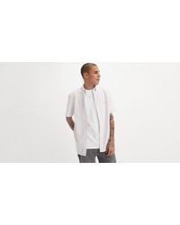 Levi's - Short Sleeve Authentic Button Down Sweatshirt - Lyst