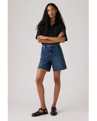 Levi's - High Rise Baggy Lightweight Shorts - Lyst