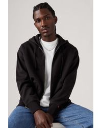 Levi's - Authentic Sweatshirt Met Ritssluiting - Lyst
