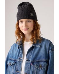 Levi's - Bonnet À Torsades Backpatch Holiday - Lyst