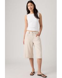 Levi's - Super Baggy Long Linen Shorts - Lyst
