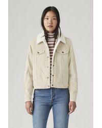 Levi's - Original Sherpa Corduroy Trucker Jacket - Lyst