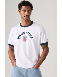 Levi's - Camiseta Ringer De Fútbol De Ee. Uu - Lyst