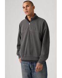 Levi's - Marina Quarter Zip Sweatshirt - Lyst