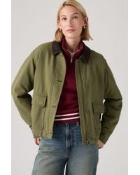 Levi's - Bree Cropped Chore Jacket - Lyst