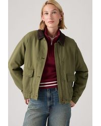 Levi's - Bree Cropped Chore Jacket - Lyst