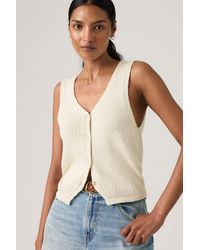 Levi's - Helen Mini Boucle Vest - Lyst