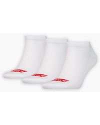 Levi's - Low Cut Batwing Logo Recycled Cotton Socks 3 Pack - Lyst