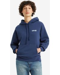 Levi's - Felpa con cappuccio standard con stampa - Lyst