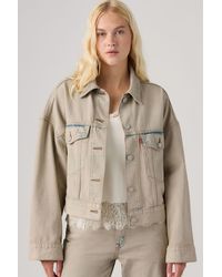 Levi's - Loose Crop Trucker Jacket - Lyst