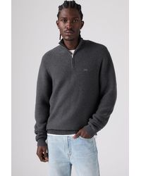 Levi's - Housemark Quarter Zip Sweater - Lyst