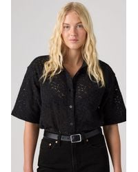 Levi's - Harlie Short Sleeve Lace Shirt - Lyst