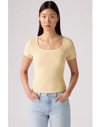 Levi's - Essential Square Neck Tee - Lyst