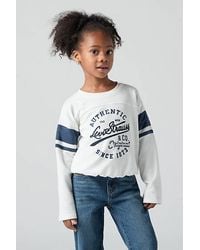 Levi's - T Shirt Universitaria A Maniche Lunghe Per Ragazzi - Lyst
