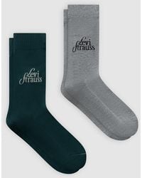 Levi's - Regular Cut Logo Socks 2 Pack - Lyst