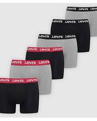 Levi's - Boxer Parigamba Con Logo Confezione Da 6 - Lyst
