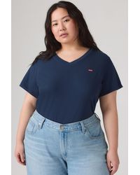 Levi's - Perfect V Neck Tee (Plus Size) - Lyst