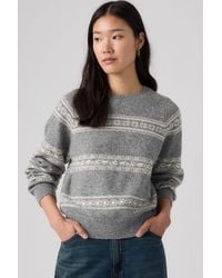 Levi's - Jolie Fairisle Crewneck Sweater - Lyst